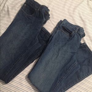 2 pairs of children place jeans size 12